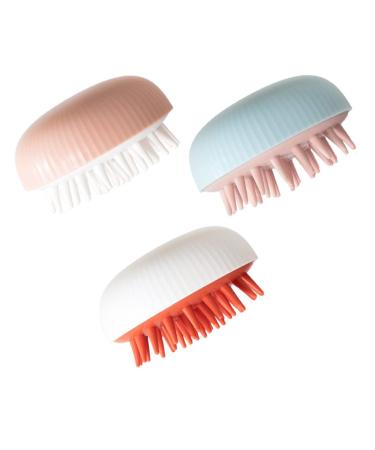 Magiclulu 12 Stk Shampoo brush Hair massage device scrubbing brush hair accessories hair accessories hair jewelry cleaning brush with double usage clean