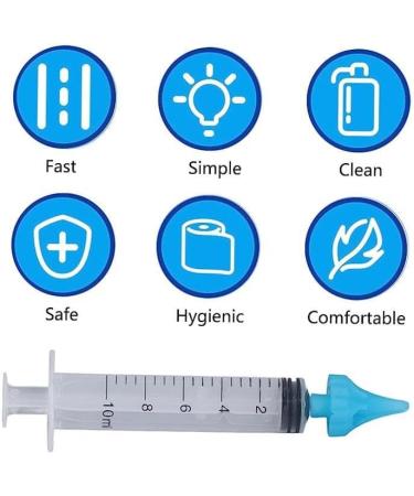 Ear Wax Remover Syringe Kit - Gentle Ear Irrigation Tool for Adults & Kids - Easy & Effective Solution - Buy Online on GoSupps.com