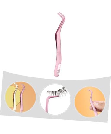 FRCOLOR 5pcs Eyelash Tweezers Set - Stainless Steel Lash Separator & Applicator Tool for Perfect Eyelashes - Ergonomic Design for Women - Buy Online on GoSupps.com