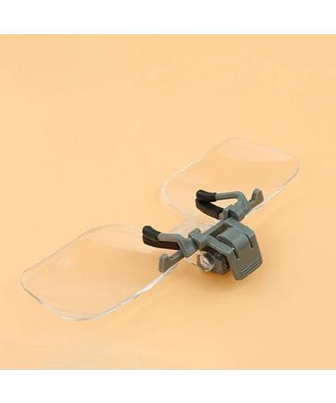 Portable Frameless Magnifier Folding Handfree Clip On Clear Magnifying Glasses HD Lens Precise Eyeglasses Jewellery Appraisal Watch Repair Tool Small Gift - Buy Online on GoSupps.com