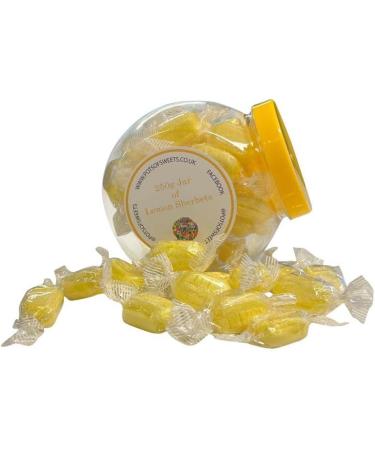 Personalized 250g Cookie Jar of Individually Stockleys Wrapped Sherbet Lemon Sweets - Buy Online on GoSupps.com