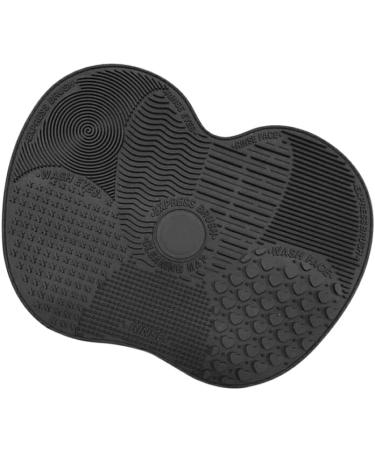 kawehiop Eyeshadow Concealer Makeup Brush Cleaning Mat Hotel Portable Nonslip Eyebrow Pen Silicone Washing Pad Beauty Supplies Black - Buy Online on GoSupps.com