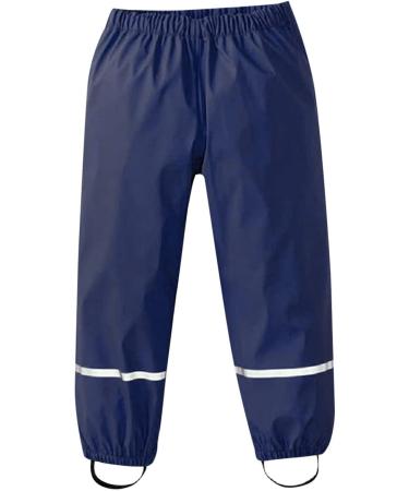 Kids Waterproof Mud-Proof Windproof Pants - Navy, Size 7-9 Years - Buy Online on GoSupps.com