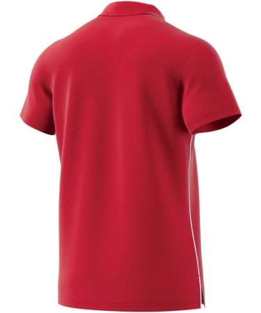 Buy adidas Kids Core 18 Polo Shirt in Power Red/White - Size 116 | International Shipping Available - Buy Online on GoSupps.com