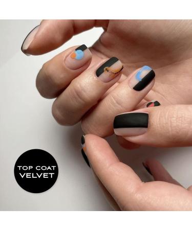 Sincero Salon - Top Coat Gel Polish Velvet Matt - For UV Gel Nail Polish - No Wipe Gel Top Coat - Nail Gel Polish - Gel Nails - Matte Finish - Smooths Nail Irregularities - Long Lasting - Buy Online on GoSupps.com