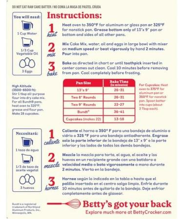 Betty Crocker Super Moist Strawberry Cake Mix 376g (Pack of 2) - Buy Online on GoSupps.com