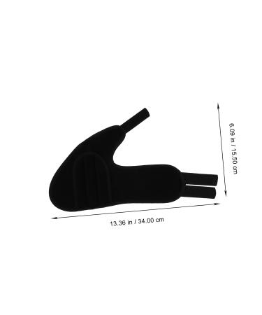 HEALEEP Big Toe Splint 2pcs Hallux Valgus Strap Orthopedic Bunion Foot Pad Black - Buy Online on GoSupps.com