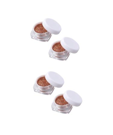 TOVINANNA 4 pcs Highlighter loose eyeshadow glitter pigment glitter eyeshadow