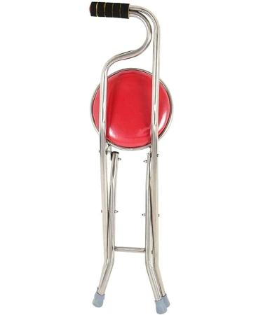 Crutch Stool Lightweight Triple Cane Folding Stool red Family - Buy Online on GoSupps.com