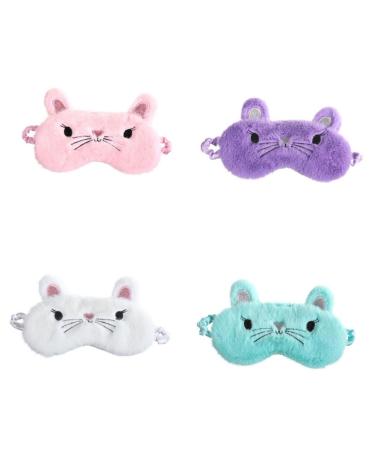 FRCOLOR Pink Eye Cover Sleep Mask - Night Blindfold for Kids & Adults - Comfortable Eye Shade for Better Sleep - Buy Online on GoSupps.com