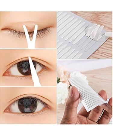 200Pairs Invisible Double-Sided Eyelid Tape Stickers Instant Eyelid Lift Latex Free Perfect for Hooded Droopy Uneven Mono-eyelids - Buy Online on GoSupps.com