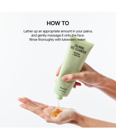 Parnell Panthenol Heartleaf Calming Gel Cleanser | 180ml / 6.08 fl.oz soothing & moisturizing cleanser korea skin care korea beauty - Buy Online on GoSupps.com