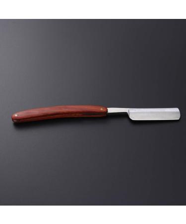 MILISTEN Barber Razor Blade - Stainless Steel Blades & Wooden Handle Manual Shaver for Facial Hair Beard & Ear Hair Trimming - Buy Online on GoSupps.com
