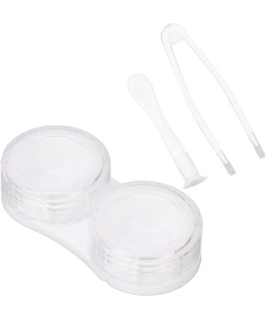 Jonlaki Mini-Colored Contact Lens Holder with Tweezers - Portable Storage for Daily & Home Use | International Shipping Available - Buy Online on GoSupps.com