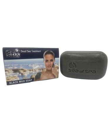 Sea of Spa Dead Sea Minerals Black Mud Soap 125g | Natural Skincare & Deep Cleansing - Buy Internationally - Buy Online on GoSupps.com