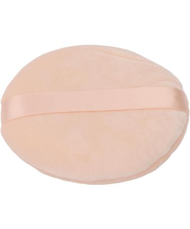 Powder Puff Wet and Dry Washable Soft Swansdown Large Round Loose Powder Puff for Makeup (Skin Color) - Buy Online on GoSupps.com