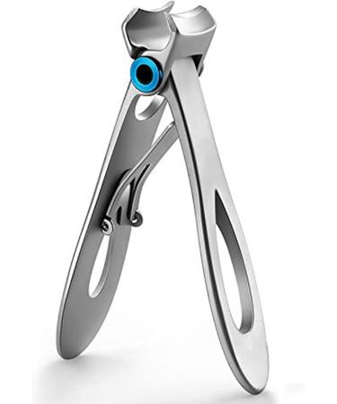 2X Nail Clipper Set Thick Toenail & Fingernail Cutter with Wide Jaw Opening Stainless Steel Kit for Men & Women Silver - Buy Online on GoSupps.com