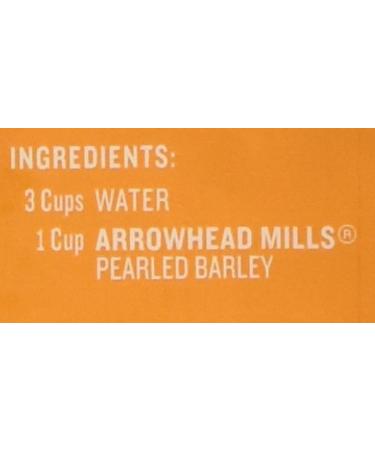 Arrowhead Mills Organic Pearled Barley 28 oz. Bag - Pack of 6 | USDA Certified | Shop Now! - Buy Online on GoSupps.com