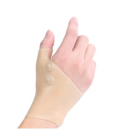Milisten Fingerless Gloves Fingerless Gloves Thumb Splint 1 Pair Wrist Thumb Support Braces Elastic Silicon Wrist Hand Thumb Gloves for Typing Bike Stand Bike Stand Bike Stand