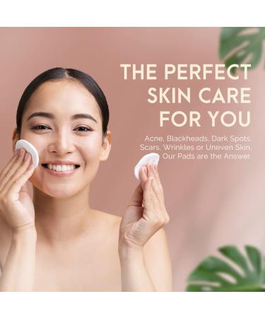 Glycolic Acid Resurfacing Pads for Face & Body - Smooth Skin Reduce Wrinkles Radiant Complexion | Shop Now - Buy Online on GoSupps.com