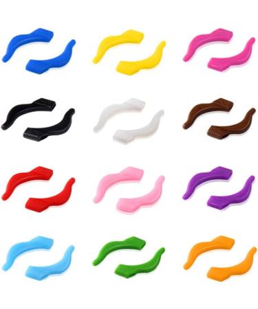 SUPVOX Sports Sunglasses 24 Pairs Glasses Ear Hook Silicone Eyewear Ear Grip Anti Slip Anti Lost Eyeglasses Sunglasses Accessories(Size Large) Adjustable Eyeglasses 4.5x1cm - Buy Online on GoSupps.com