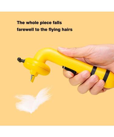 Annalovic Pet Grooming Brush - Deshedding Tool for Cats and Dogs - Medium Yellow - Buy Online on GoSupps.com