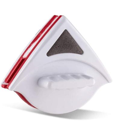 Window Clean Brush 15-24mm Double Side Glass Cleaner - Window Cleaner Glider Washing Brush Equipment Glass Wiper Cleaning Tool for 0.5-1" Double Glazing