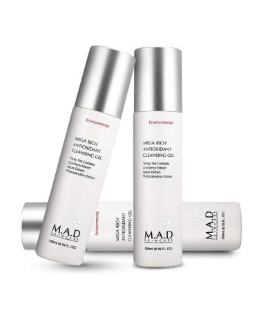 M.A.D Skincare Environmental Mega Rich Antioxidant Facial Cleansing Gel - 6.75 oz | Nourish & Protect Your Skin | International Shipping Available - Buy Online on GoSupps.com
