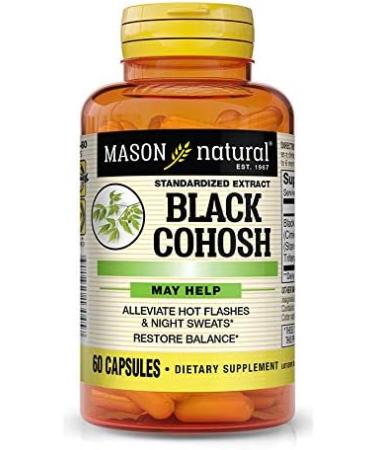Mason Natural Black Cohosh Capsules - 60 ct Pack of 6 - Buy Online on GoSupps.com