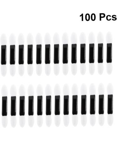 Gogogmee 100pcs Make up Applicators for Face Dual Sided Eyeshadow Brush Makeup Eyeshadow Brush Smudge Brush M White - Buy Online on GoSupps.com