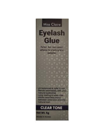 Miss Claire Eyelash Glue Clear Tone - Long-Lasting Clear Adhesive for Eyelashes | 5g - International Shipping Available - Buy Online on GoSupps.com