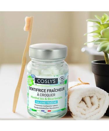 Coslys Organic Chewable Fresh Toothpaste 120 tablets - Buy Online on GoSupps.com