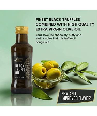 Lieber s Black Truffle Oil 250ml Glass Bottle | Premium Truffle Oil for Cooking Salad Dressing Seasoning Marinade Garnish This Black Truffle In Oil Is Kosher Vegan Vegetarian & Gluten Free - Buy Online on GoSupps.com