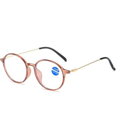 Buy Iynwbjts Anti-Blue Light Reading Glasses - TR90 Oval Frame with Metal Legs (Size 3.50 Black Box) | International Shipping - Buy Online on GoSupps.com