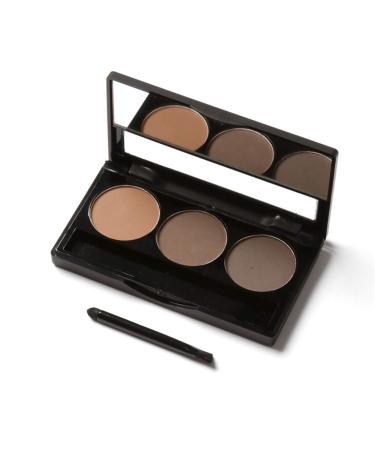 Durable Eyebrow Powder Palette - 3 Color Waterproof Eyebrow Makeup for Perfect Brows - Buy Online on GoSupps.com
