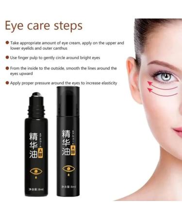 Time Eraser Rollerball - Retinol Eye Serum Oil for Fine Lines & Wrinkles | Anti-Wrinkle Eye Roll-On - Buy Online on GoSupps.com