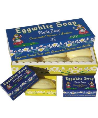 Eggwhite and Chamomile Facial Soap 6 Bar Gift Set by Belgian Soaps
