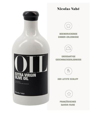 Nicolas Vah Cold Pressed Olive Oil 500ml | Flavored Extra Virgin Olive Oil for Gourmet Cooking & Roasting | Premium Quality Olive Oil - Buy Online on GoSupps.com