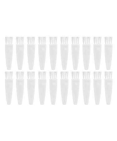 Cyrank 20pcs Electric Shaver Cleaning Brushes PP Handle Soft Nylon Bristles Clipper Cleaning Brush For Computer Accessories