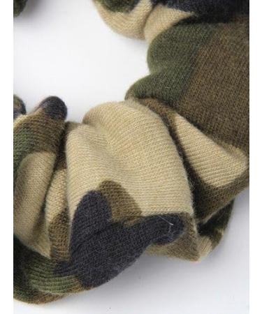 Buy Arranview Jewellery Medium Camouflage Print Fabric Scrunchie - Stylish & Unique Hair Accessory for All Hair Types - International Shipping Available - Buy Online on GoSupps.com
