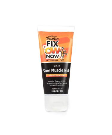 Tiger Tail Sore Muscle Rub FixOwNow Heating Therapy Gel Made in USA - 2.7 oz 2.7 Ounce (Pack of 1)