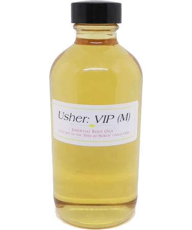 VIP: Usher - Type For Men Scented Body Oil Fragrance Regular Cap - Gold - 8 oz. - ID#25273 8 Fl Oz (Pack of 1)