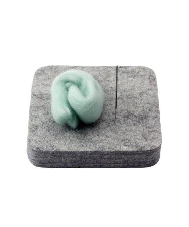 Needle Felting Mat Natural Woolen Pad Felting Starters Tools New Creations Wool Pressing Mat Felting Block(6'' x 6'' x 1'') Small( 6'' x 6'' x 1'' )
