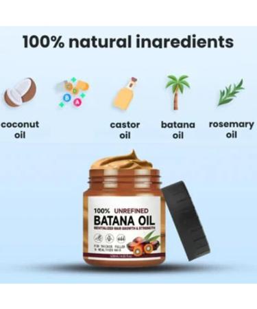 Raw Batana Oil - Natural Hair Restoration for Men & Women | Repair Dry Damaged Hair (3P - Buy Online on GoSupps.com