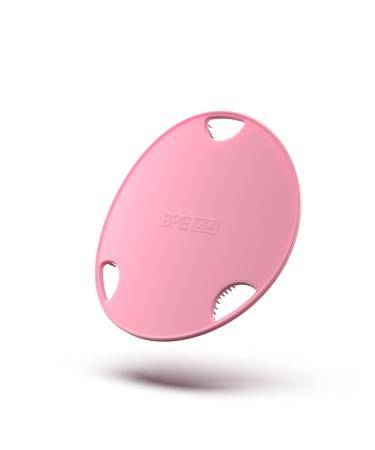 Boie USA Flat Body Scrubber - Soft Silicone Exfoliating Shower Brush Antimicrobial Loofah Replacement for All Skin Types - Pink - Buy Online on GoSupps.com