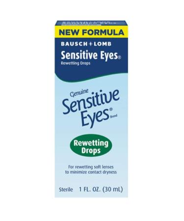 Bausch & Lomb Sensitive Eyes Rewetting Drops 1 oz (Pack of 5)