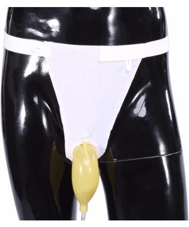 Portable Reusable Male Urinal Bag | Elastic Waistband Pee Collector for Men - Ideal for Travel & Outdoor Use - Buy Online on GoSupps.com