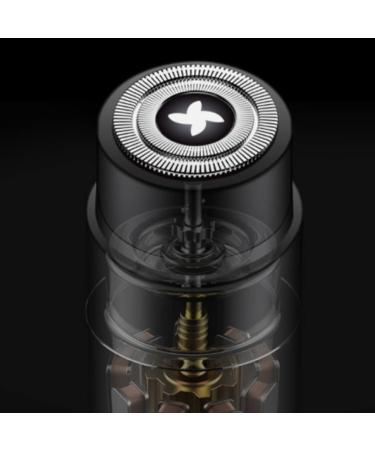 Mini Electric Shaver Men Portable Shaver USB Rechargeable Razor Wet & Dry Use Rotary Electric Shaver for Travel Black - Buy Online on GoSupps.com