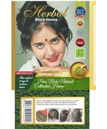 Henna Natural Brown Henna Powder Herbal Hair Colour Powder 6 x 10g
