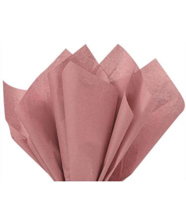 Antique Rose Pink Tissue Paper 20 inches x 30 inches - 48 X-Large Sheets by Buttons Bags and Bows